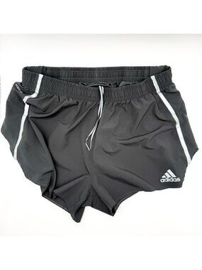 adidas Running Primegreen Aeroready Womens Athletic Sporty Shorts Dark Grey XL
